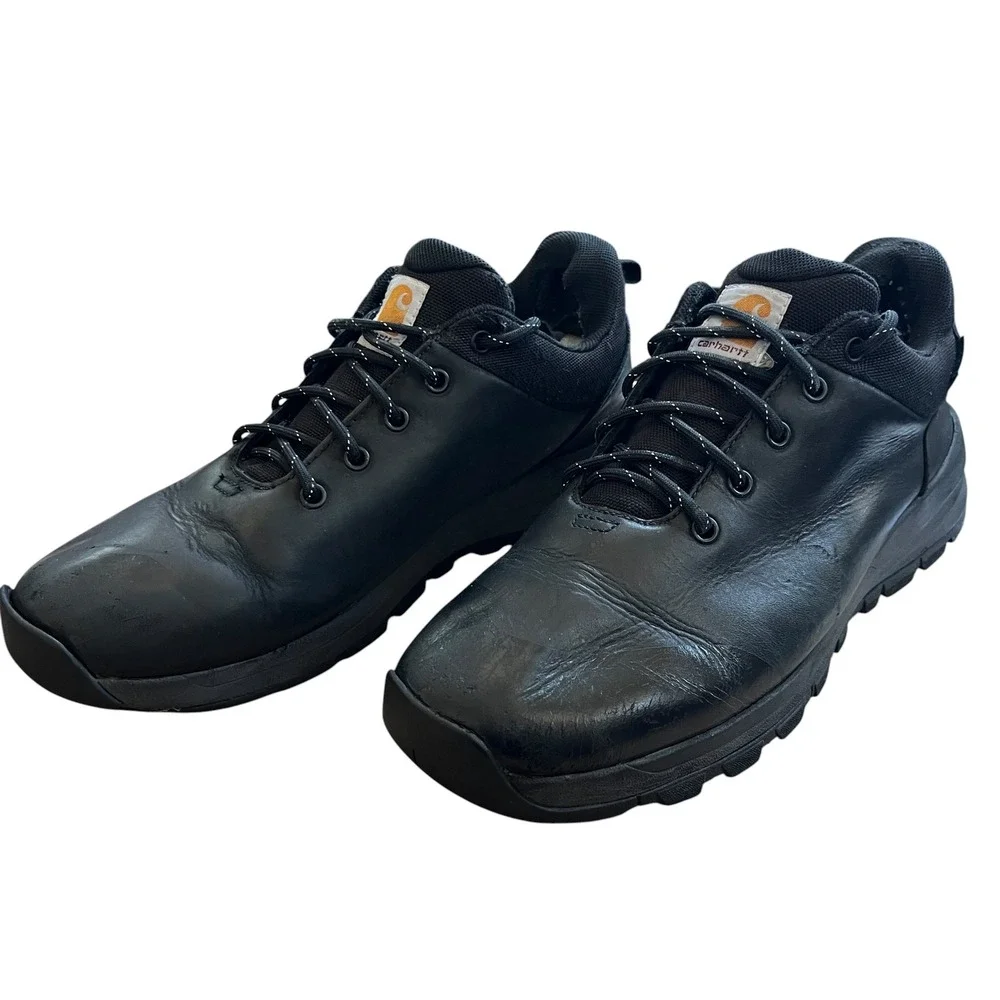 Carhartt Force 3-Inch Black Leather Work Shoes FH3021-M Mens 10.5 M EH SR